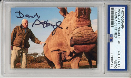 David attenborough signed - david,